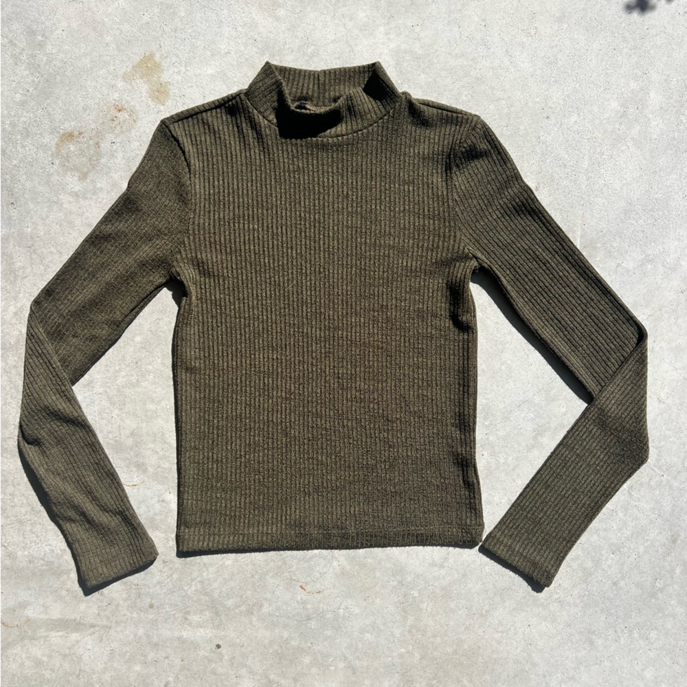 Forever 21 Green Turtleneck